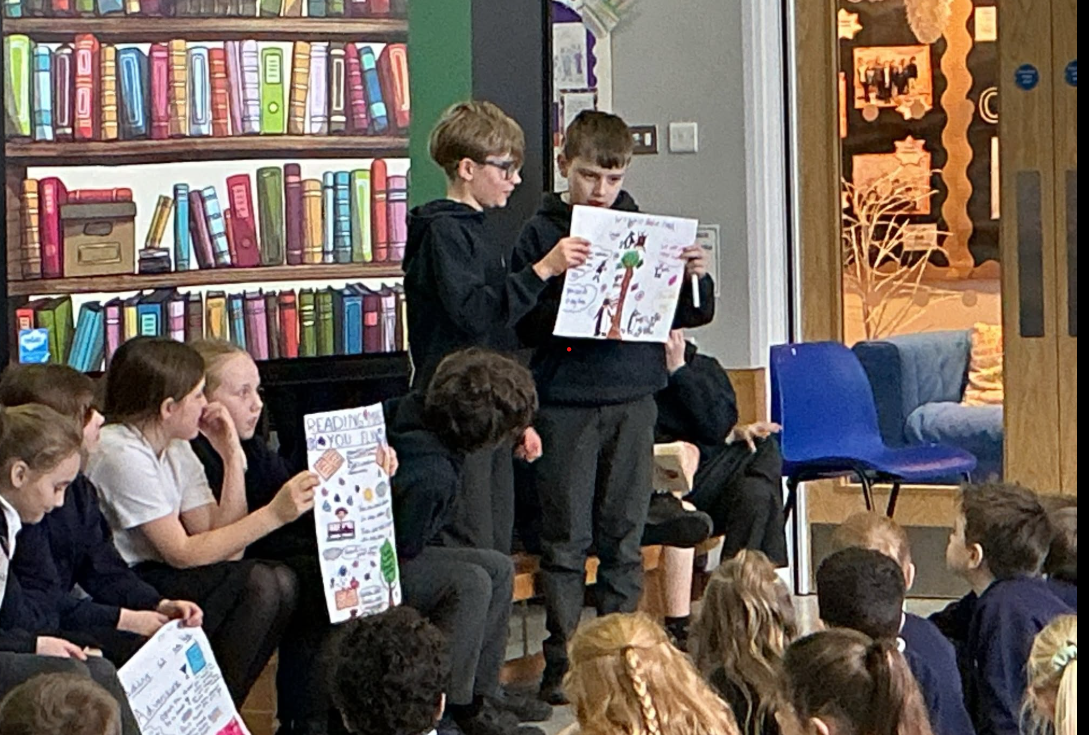 Pupil led Worship to promote a love of reading